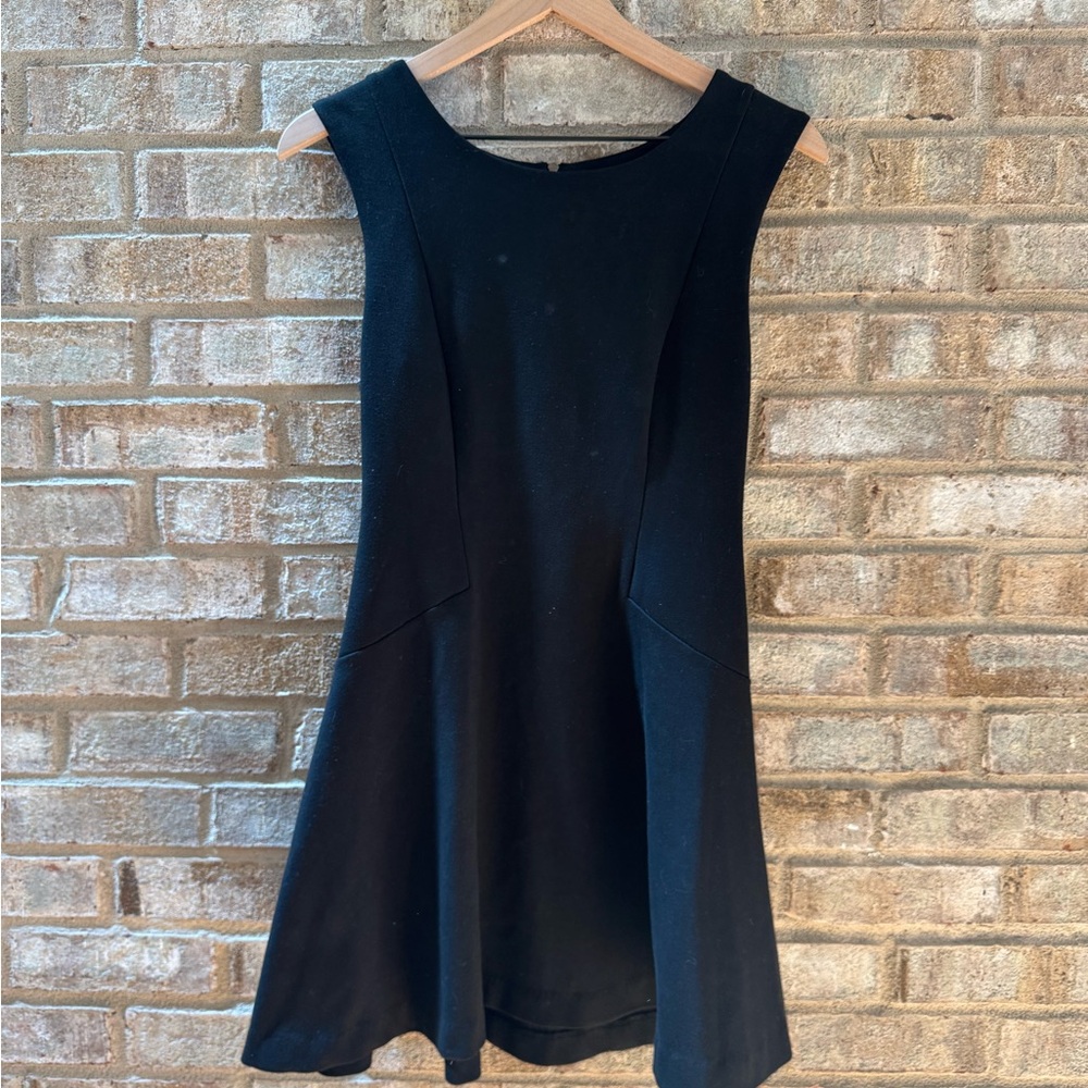 Free People Black Sleeveless Mini Dress